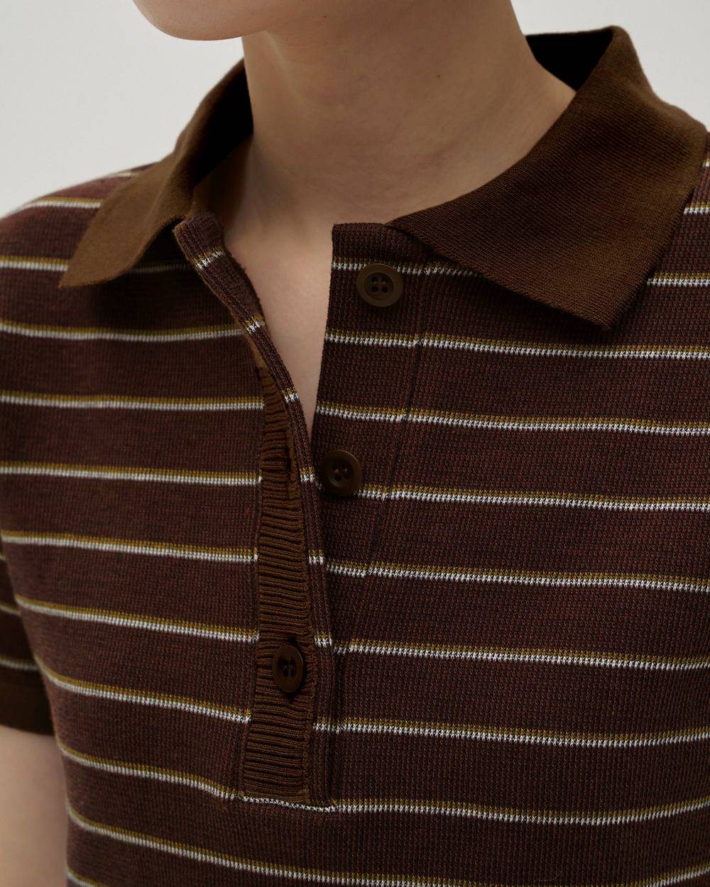 Border Polo Tops Border Polo Tops,ボーダーポロトップス,12610606,ボーダートップス,ポロトップス,トップス,カットソー,todayful,トゥデイフル,lifes,吉田怜香,26ss