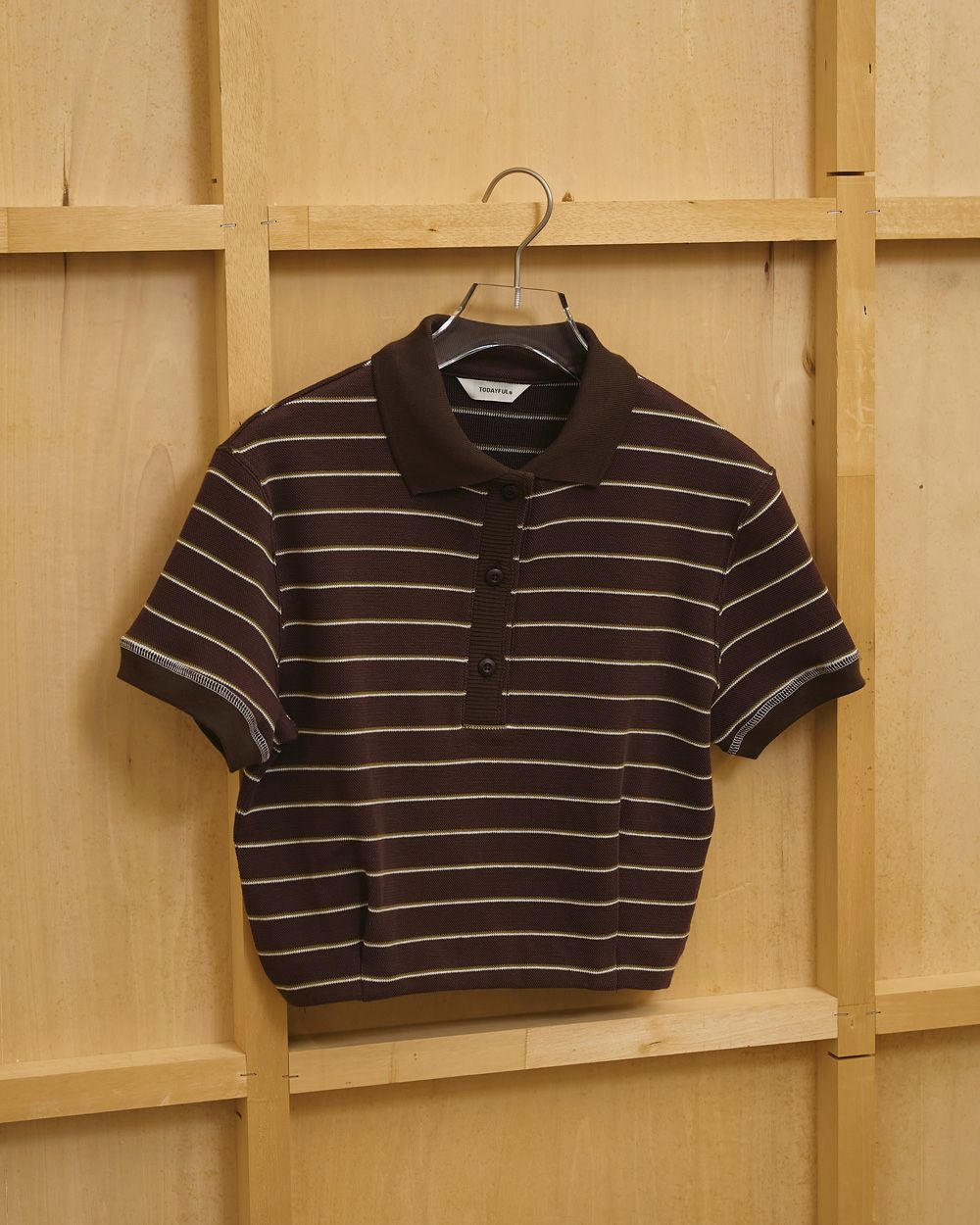 Border Polo Tops Border Polo Tops,ボーダーポロトップス,12610606,ボーダートップス,ポロトップス,トップス,カットソー,todayful,トゥデイフル,lifes,吉田怜香,26ss