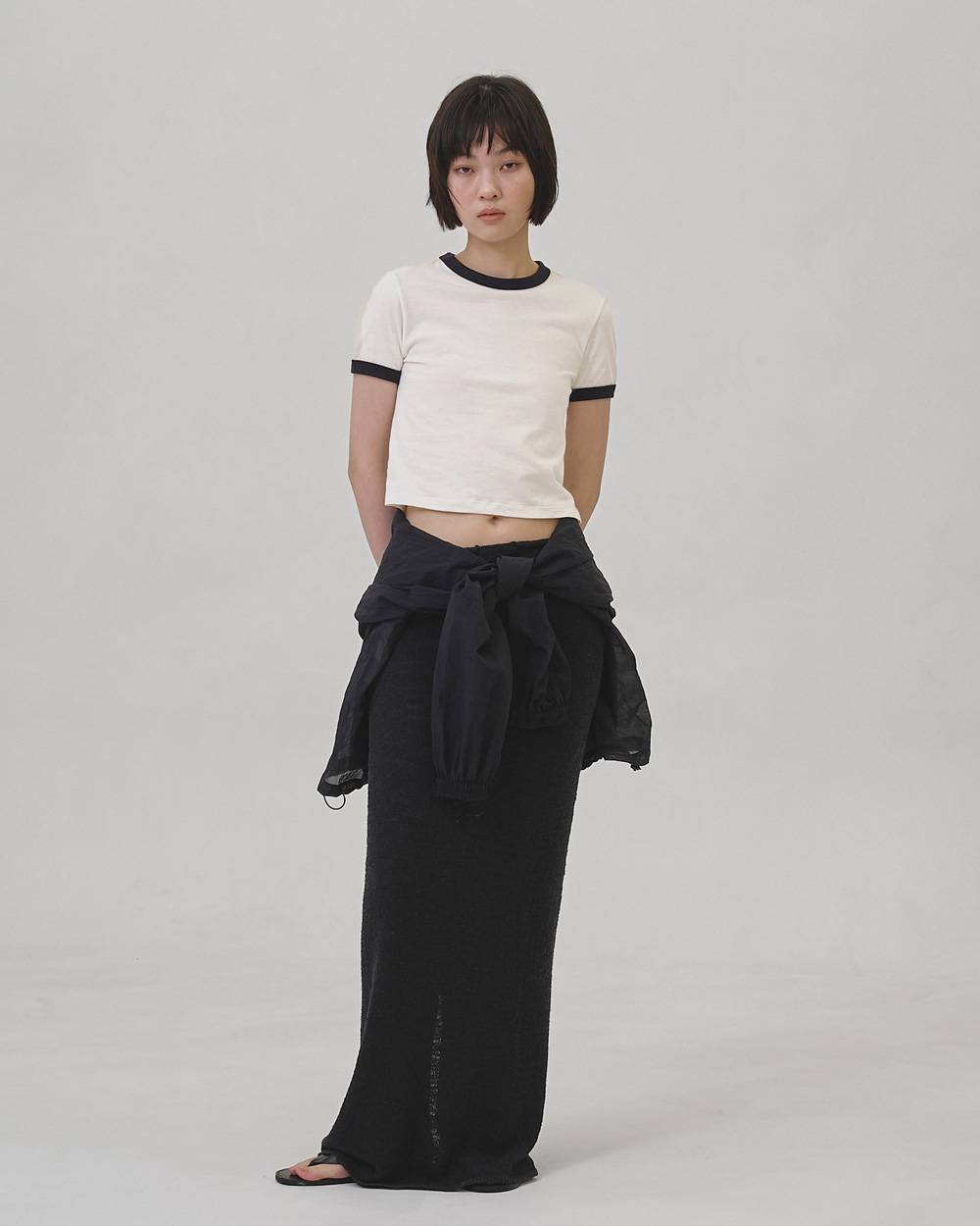 Compact Ringer Tee Compact Ringer Tee,コンパクトリンガーティー,12610610,コンパクト,TリンガーT,Tシャツ,カットソー,トップス,todayful,トゥデイフル,lifes,ライフズ,26ss,吉田怜