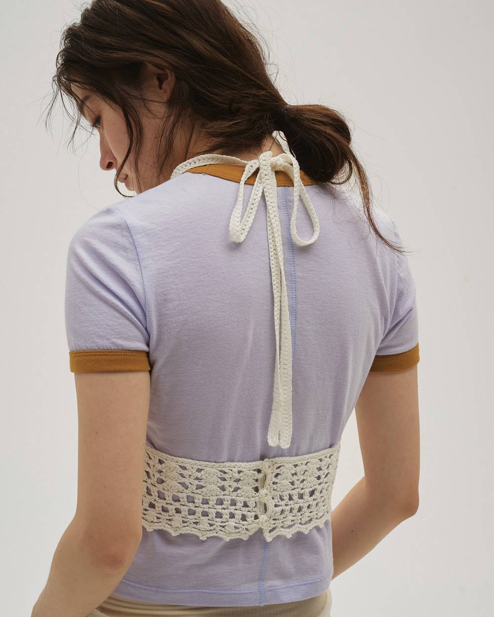 Compact Ringer Tee Compact Ringer Tee,コンパクトリンガーティー,12610610,コンパクト,TリンガーT,Tシャツ,カットソー,トップス,todayful,トゥデイフル,lifes,ライフズ,26ss,吉田怜