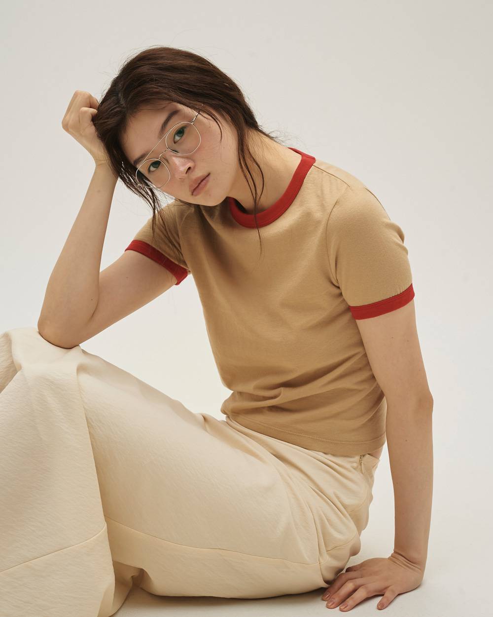 Compact Ringer Tee Compact Ringer Tee,コンパクトリンガーティー,12610610,コンパクト,TリンガーT,Tシャツ,カットソー,トップス,todayful,トゥデイフル,lifes,ライフズ,26ss,吉田怜