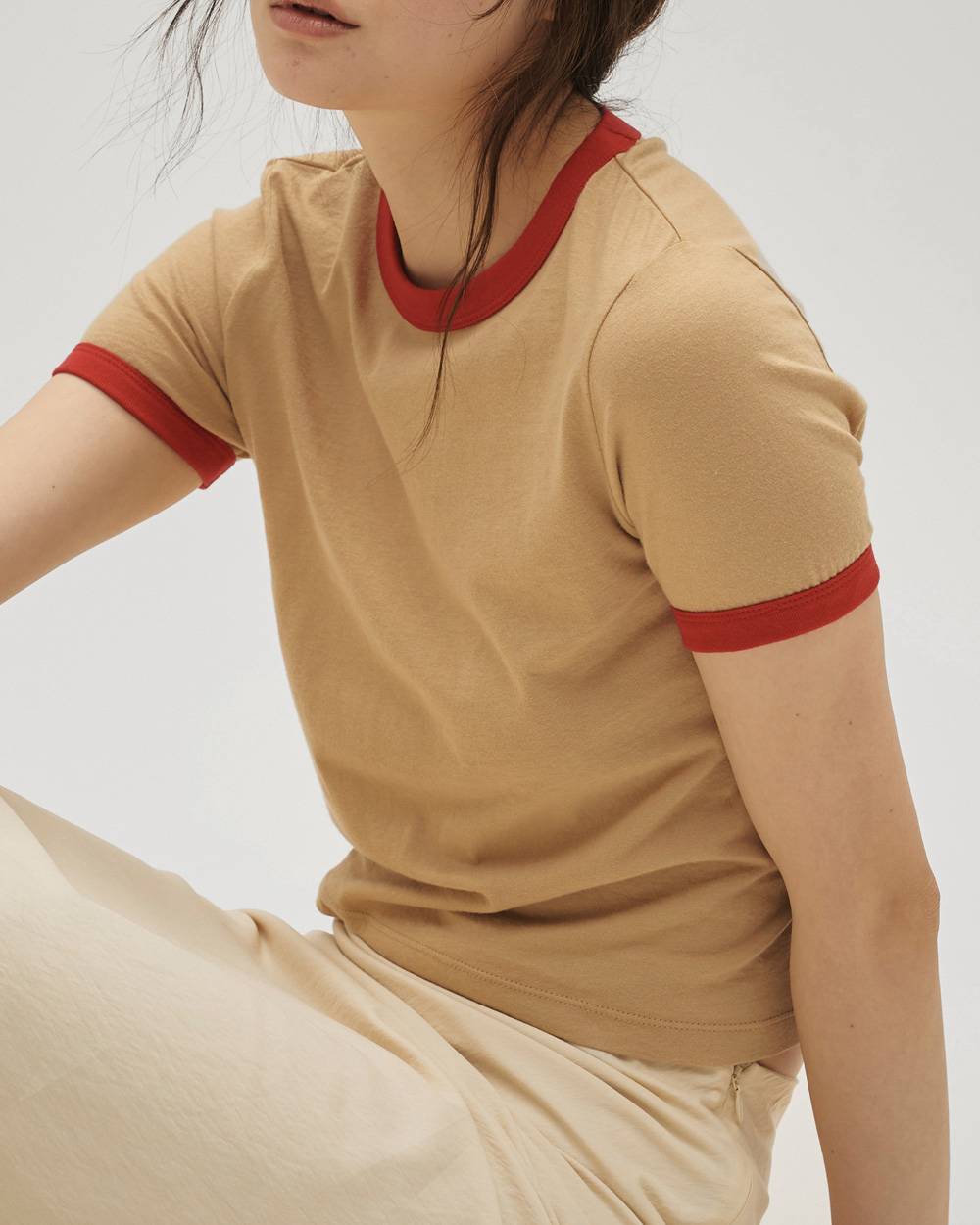 Compact Ringer Tee Compact Ringer Tee,コンパクトリンガーティー,12610610,コンパクト,TリンガーT,Tシャツ,カットソー,トップス,todayful,トゥデイフル,lifes,ライフズ,26ss,吉田怜