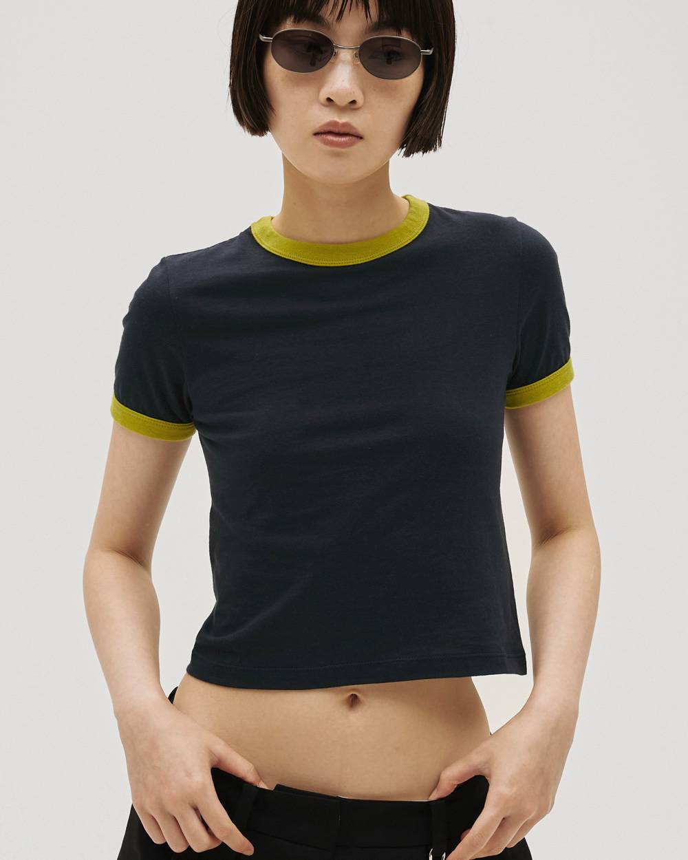 Compact Ringer Tee Compact Ringer Tee,コンパクトリンガーティー,12610610,コンパクト,TリンガーT,Tシャツ,カットソー,トップス,todayful,トゥデイフル,lifes,ライフズ,26ss,吉田怜