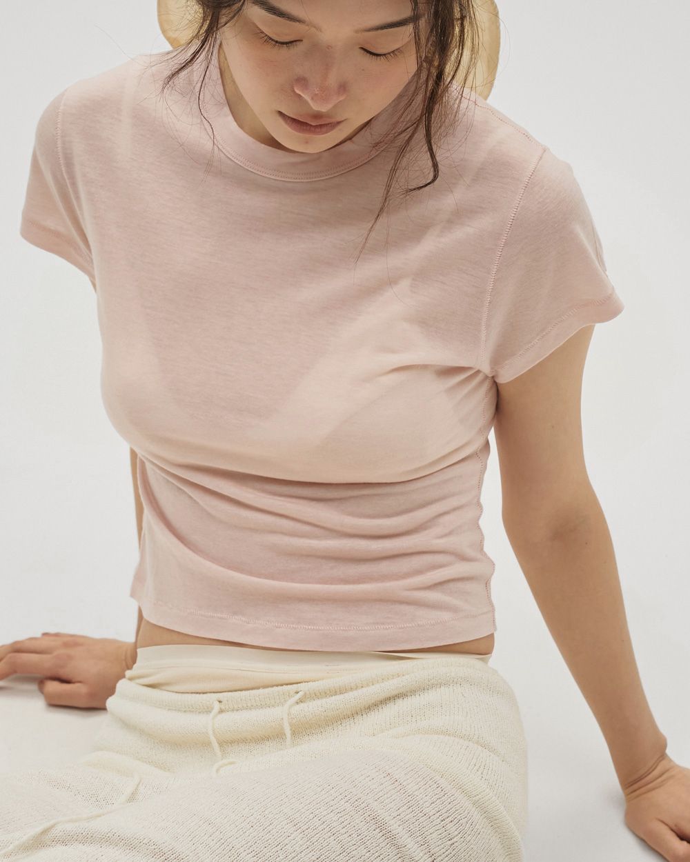 Compact Smooth T-shirts Compact Smooth T-shirts,コンパクトスムースTシャツ,12610617,スムースTシャツ,コンパクトTシャツ,Tシャツ,カットソー,todayful,トゥデイフル,lifes,吉田怜香,26ss