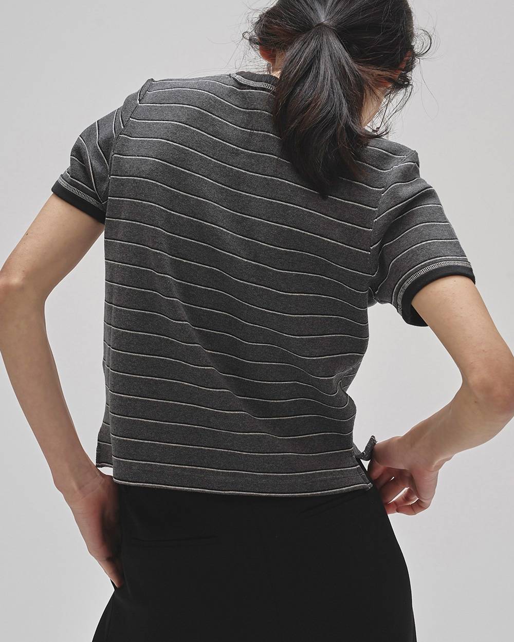 Border Ringer Tee Border Ringer Tee,ボーダーリンガーティー,12610619,ボーダー,ボーダーT,Tシャツ,リンガー,リンガーT,ボーダートップス,todayful,トゥデイフル,lifes,吉田怜香,26ss