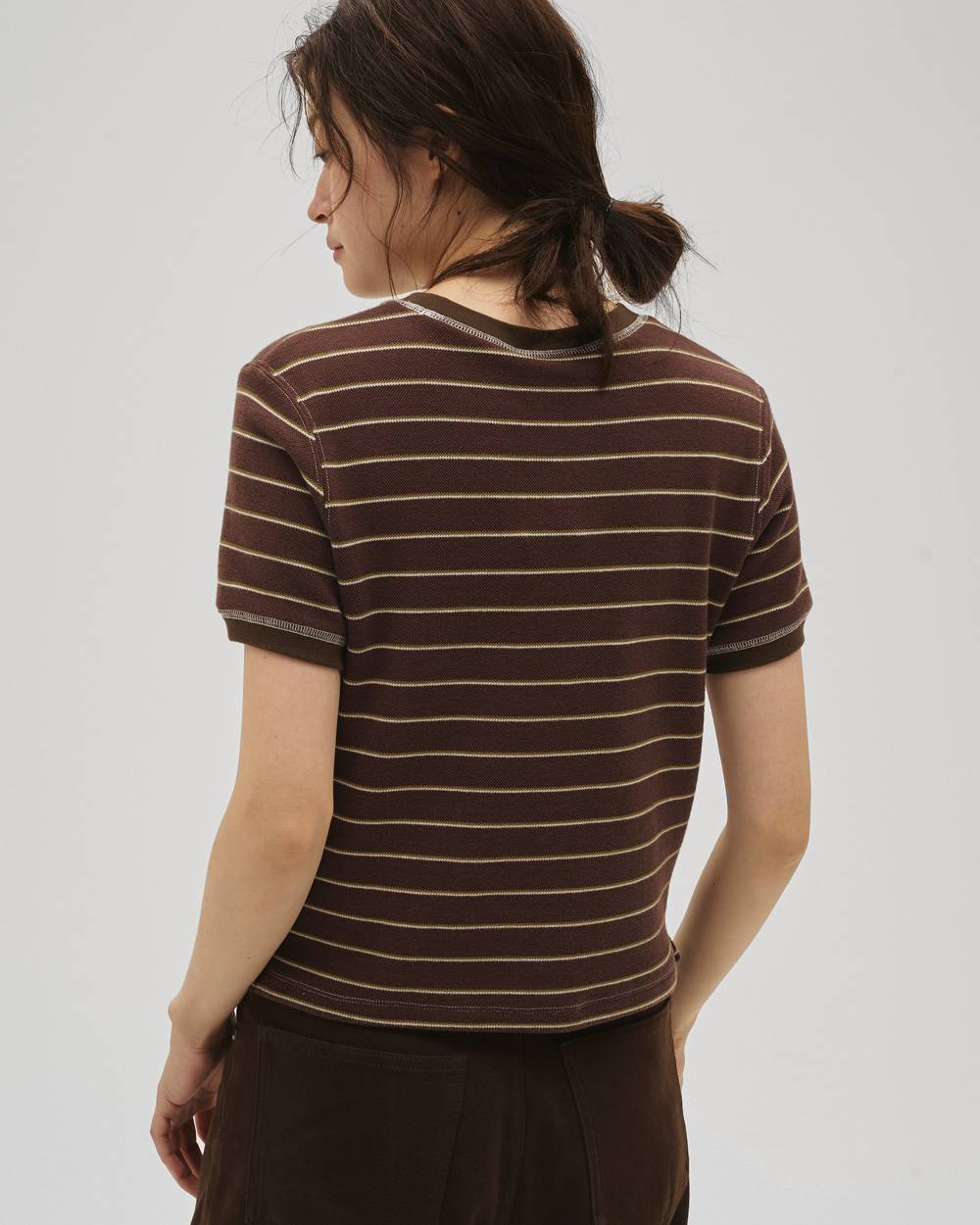 Border Ringer Tee Border Ringer Tee,ボーダーリンガーティー,12610619,ボーダー,ボーダーT,Tシャツ,リンガー,リンガーT,ボーダートップス,todayful,トゥデイフル,lifes,吉田怜香,26ss