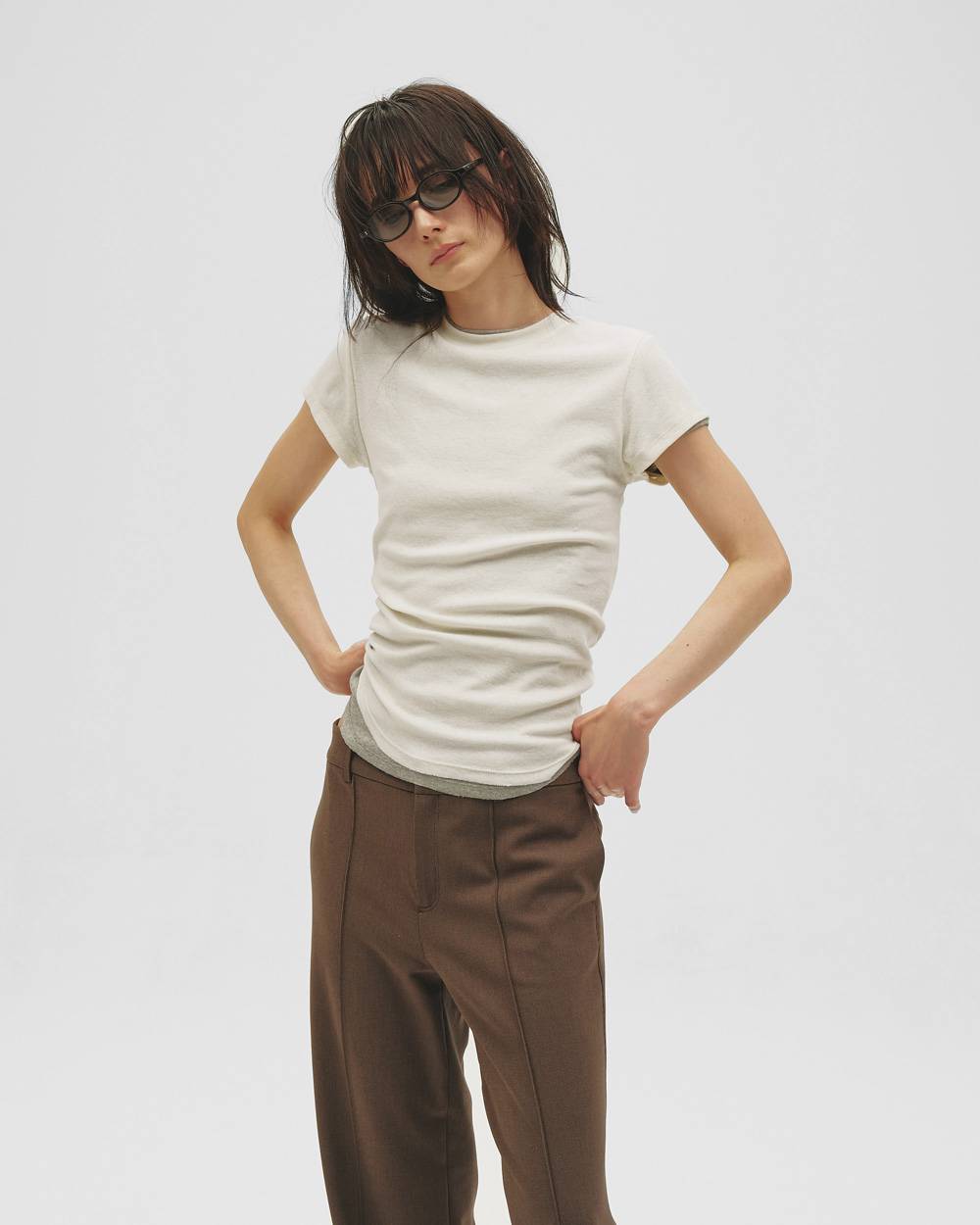 Soft Fraice T-shirts Soft Fraice T-shirts,ソフトフリースTシャツ,12610625,Tシャツ,ソフトフリース,カットソー,トップス,todayful,トゥデイフル,lifes,吉田怜香,26aw