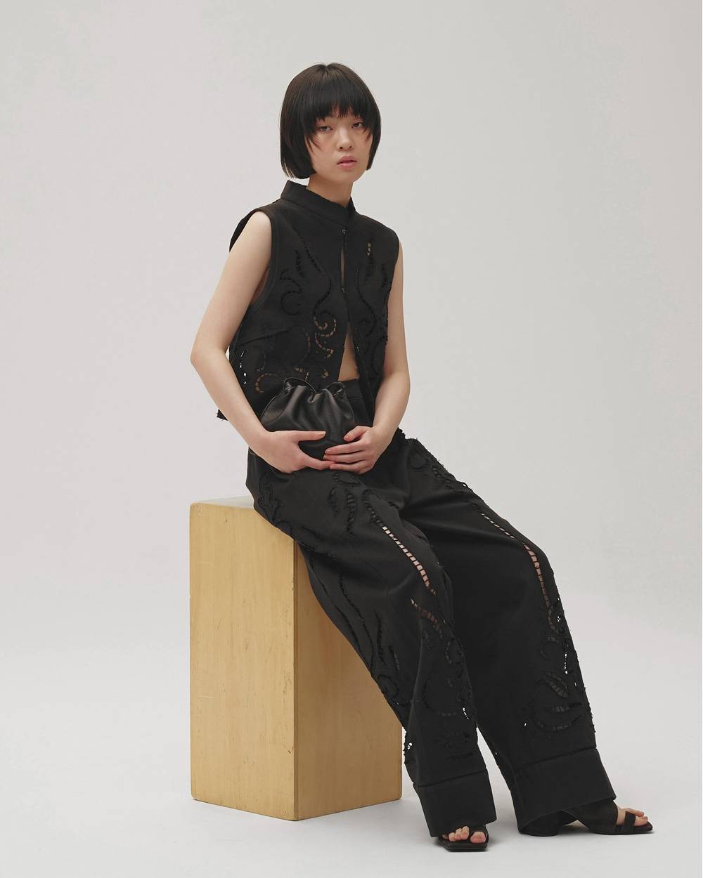 Cut Lace Twill Pants Cut Lace Twill Pants,カットレースツイルパンツ,12610701,カットレースパンツ,パンツ,ボトムス,セットアップ,todayful,トゥデイフル,lifes,吉田怜香,26aw