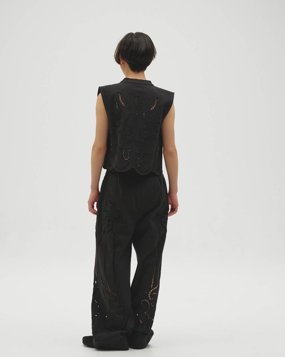 Cut Lace Twill Pants Cut Lace Twill Pants,カットレースツイルパンツ,12610701,カットレースパンツ,パンツ,ボトムス,セットアップ,todayful,トゥデイフル,lifes,吉田怜香,26aw