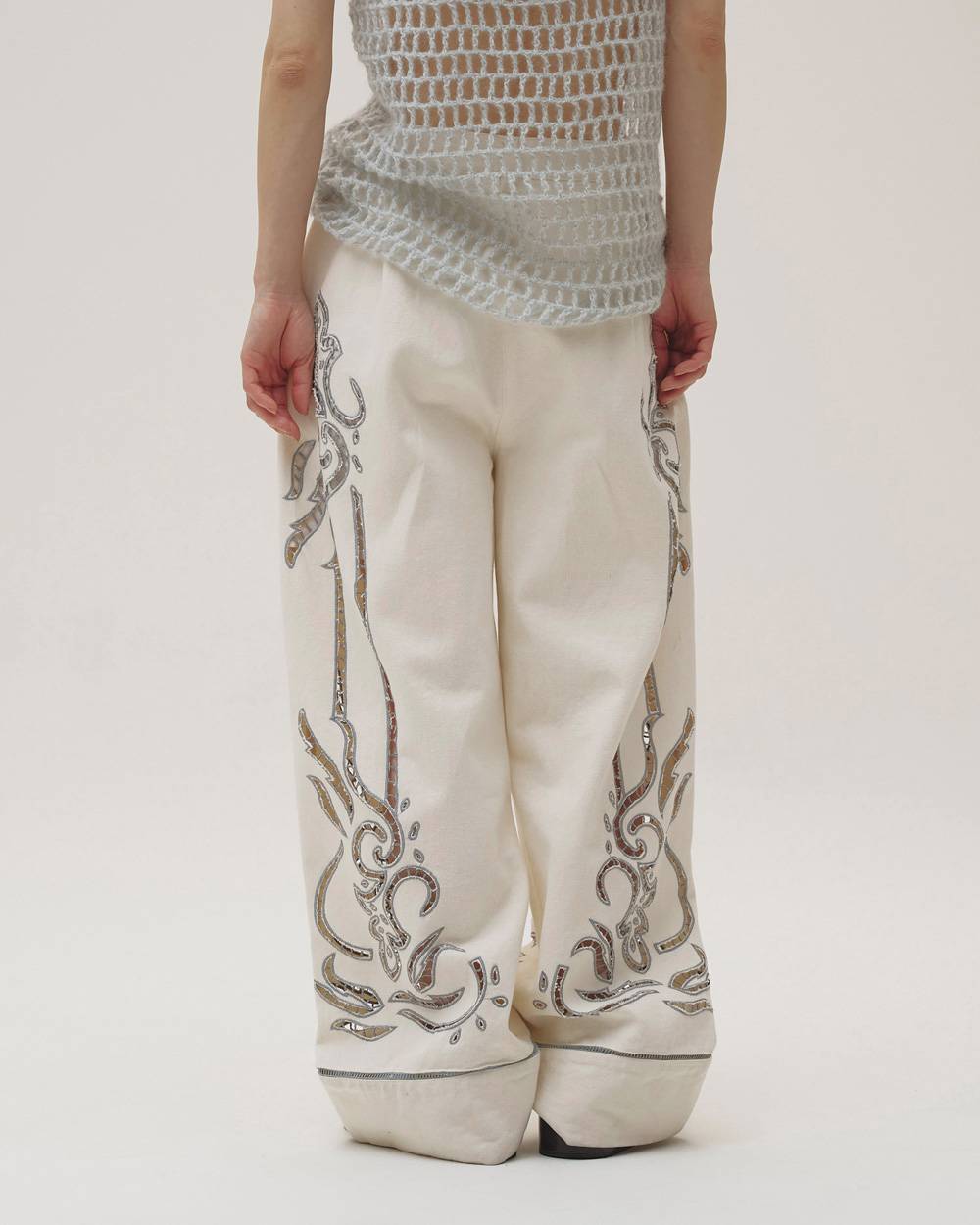 Cut Lace Twill Pants Cut Lace Twill Pants,カットレースツイルパンツ,12610701,カットレースパンツ,パンツ,ボトムス,セットアップ,todayful,トゥデイフル,lifes,吉田怜香,26aw