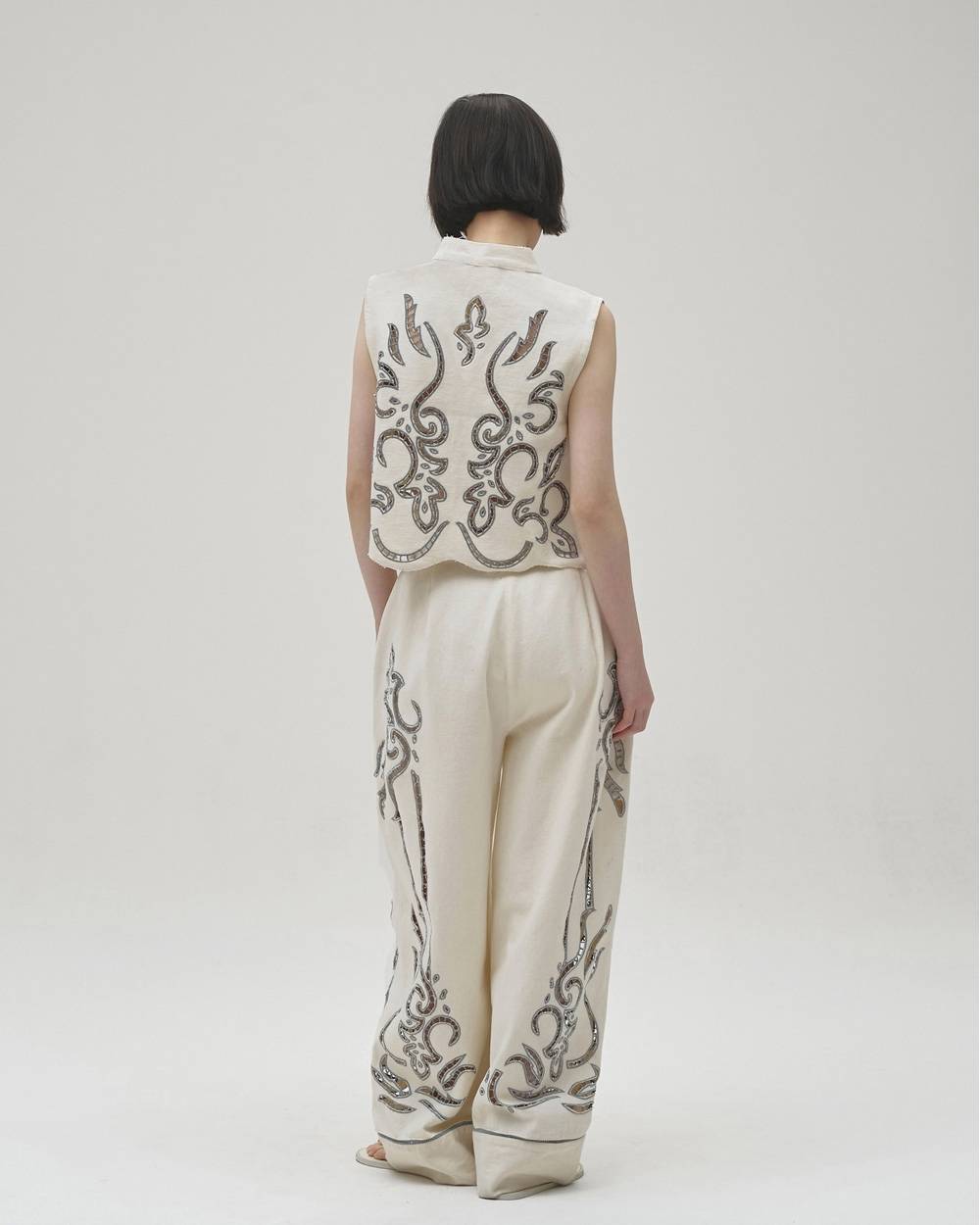Cut Lace Twill Pants Cut Lace Twill Pants,カットレースツイルパンツ,12610701,カットレースパンツ,パンツ,ボトムス,セットアップ,todayful,トゥデイフル,lifes,吉田怜香,26aw