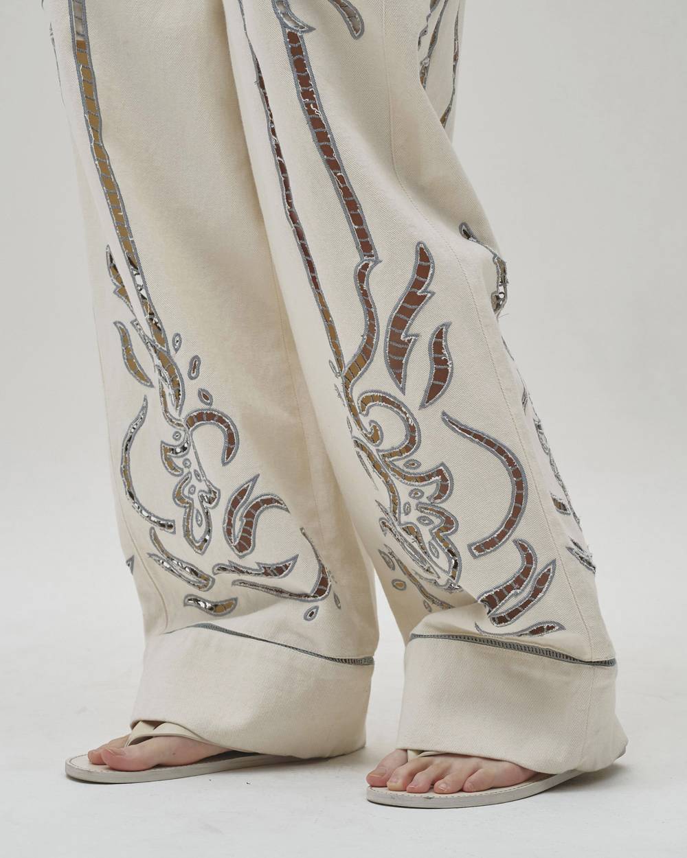 Cut Lace Twill Pants Cut Lace Twill Pants,カットレースツイルパンツ,12610701,カットレースパンツ,パンツ,ボトムス,セットアップ,todayful,トゥデイフル,lifes,吉田怜香,26aw