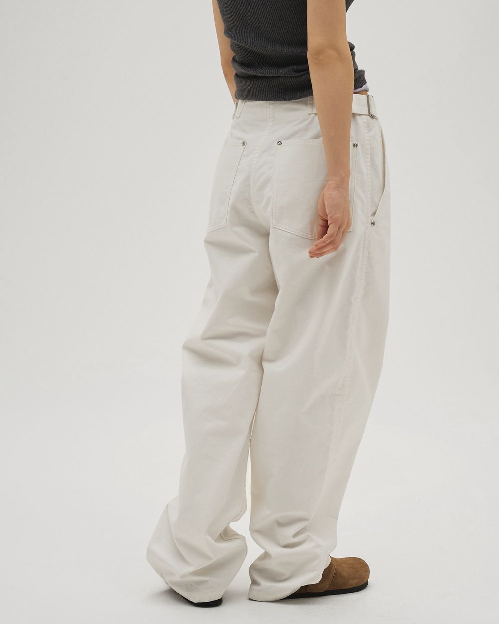 Boyfriend Cotton Pants Boyfriend Cotton Pants,ウールペインターパンツ,12610702,パンツ,ボトムス,セットアップ,ボーイフレンドパンツ,コットンパンツ,,todayful,トゥデイフル,lifes,吉田怜香,26ss