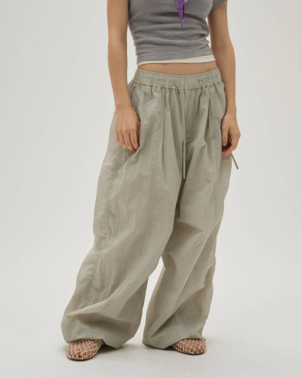 Nylon Ripstop Pants Nylon Ripstop Pant,ナイロンリップストップパンツ,12610707,パンツ,ボトムス,リップストップ,ナイロンパンツ,ラフパンツ,ナイロン,セットアップ,todayful,トゥデイフル,lifes,吉田怜香,26ss