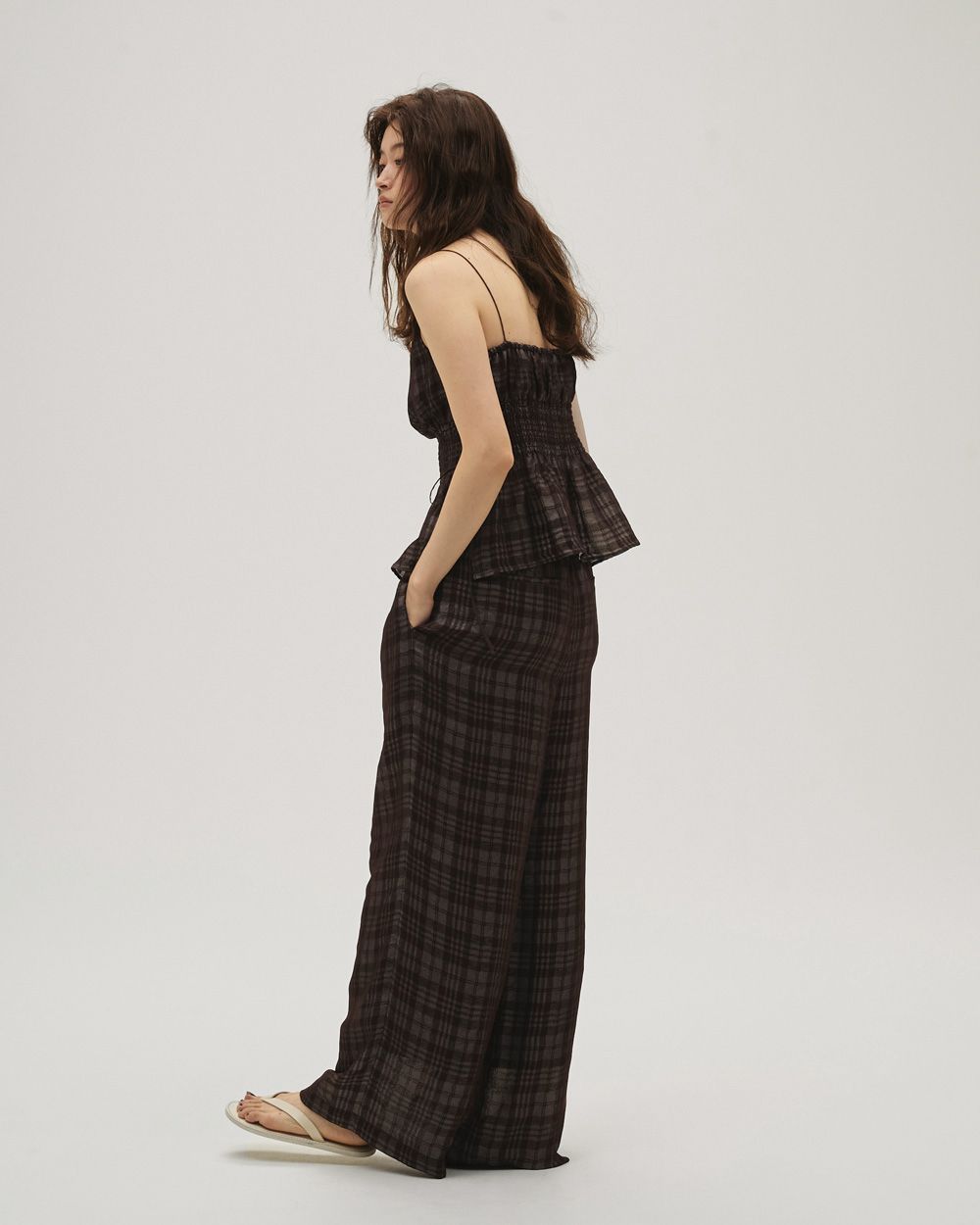 Check Jacquard Pants Check Jacquard Pants,チェックジャガードパンツ,12610710,パンツ,ボトムス,チェックパンツ,ジャガードパンツ,todayful,トゥデイフル,lifes,吉田怜香,26ss