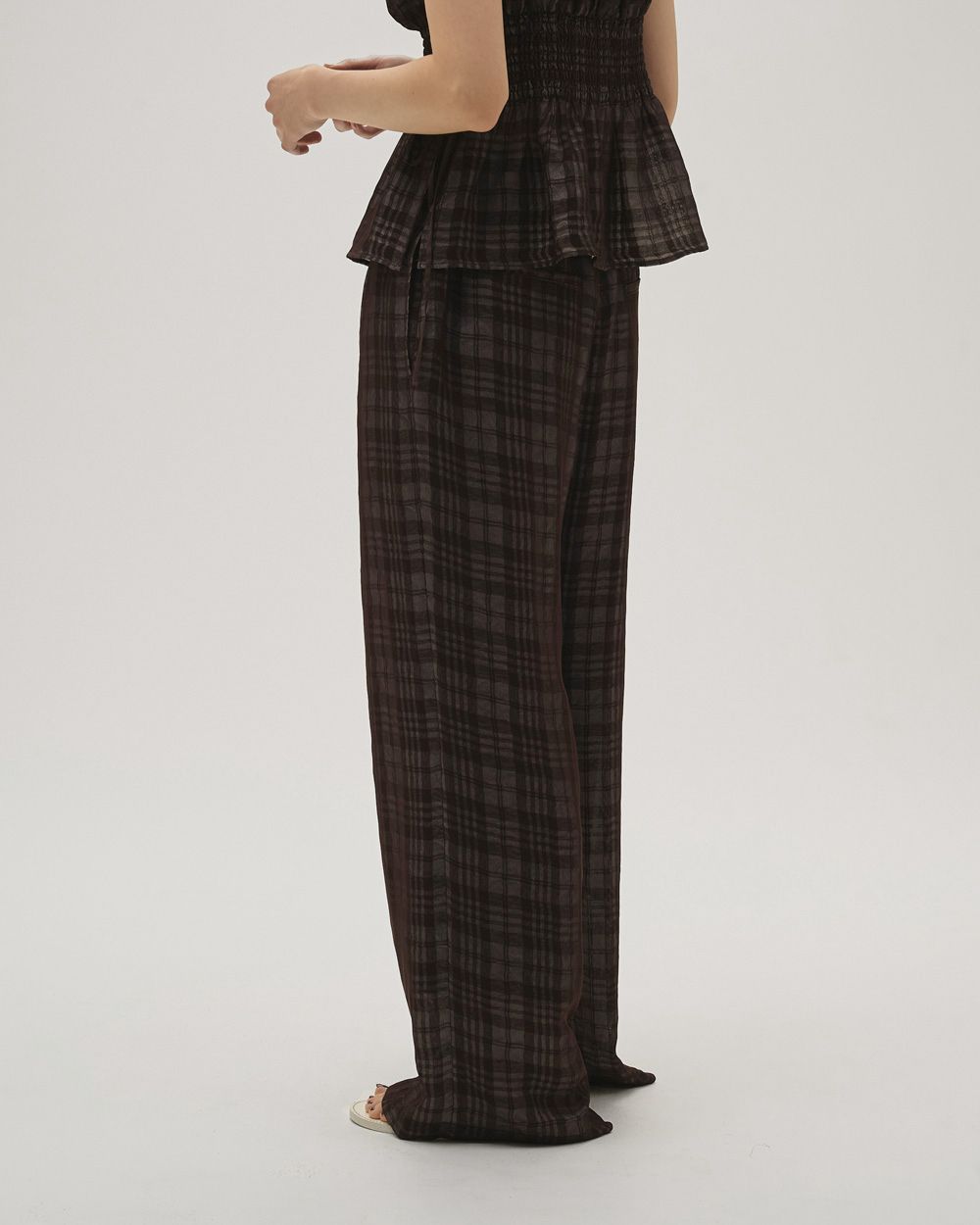 Check Jacquard Pants Check Jacquard Pants,チェックジャガードパンツ,12610710,パンツ,ボトムス,チェックパンツ,ジャガードパンツ,todayful,トゥデイフル,lifes,吉田怜香,26ss