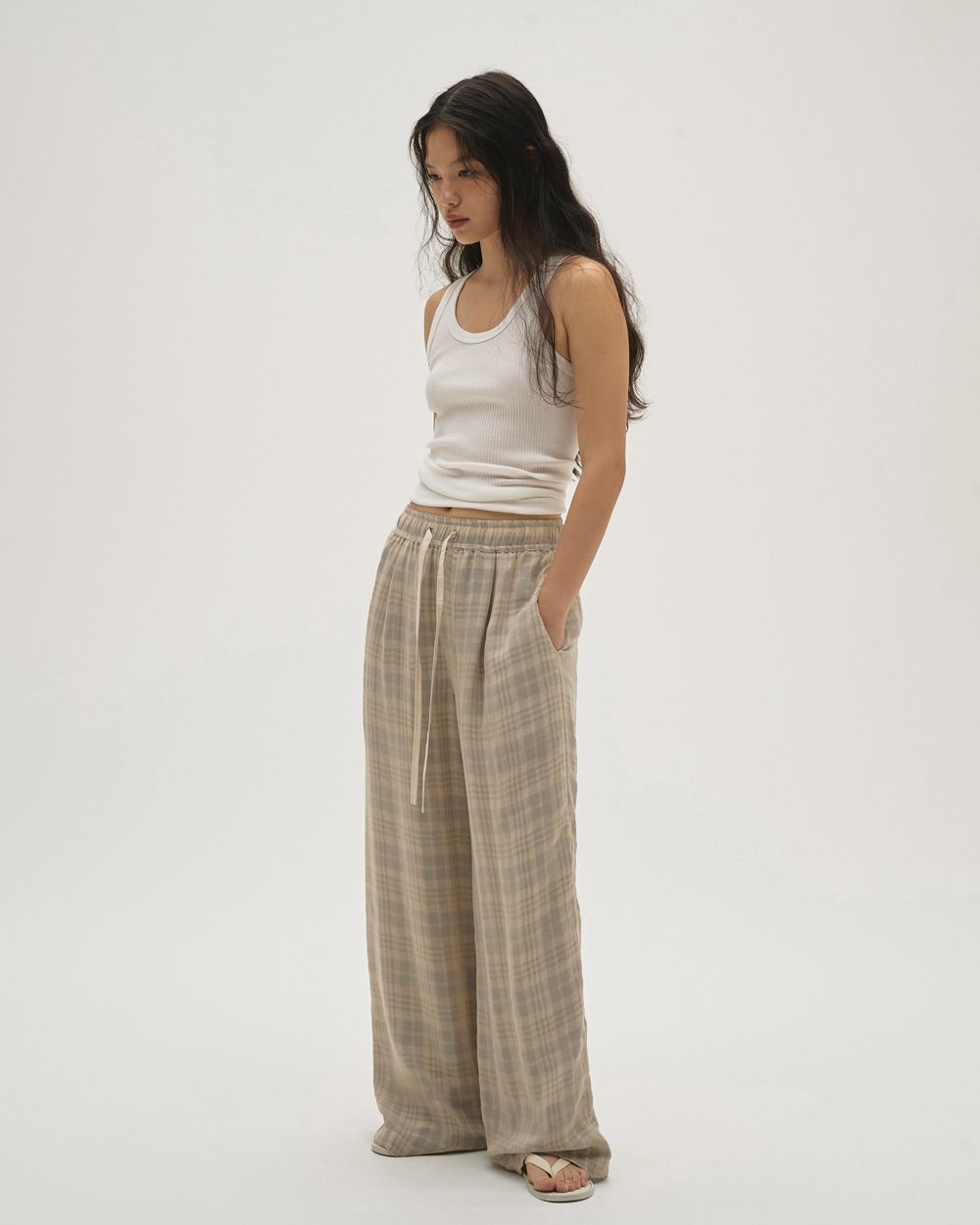 Check Jacquard Pants Check Jacquard Pants,チェックジャガードパンツ,12610710,パンツ,ボトムス,チェックパンツ,ジャガードパンツ,todayful,トゥデイフル,lifes,吉田怜香,26ss