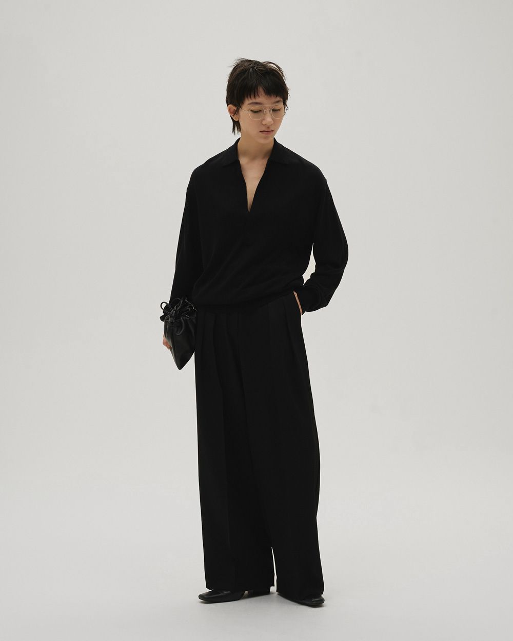 Tuck Wide Trousers Tuck Wide Trousers,タックワイドトラウザーズ,12610714,パンツ,ボトムス,トラウザーズ,ワイドパンツ,タックパンツ,todayful,トゥデイフル,lifes,吉田怜香,26ss