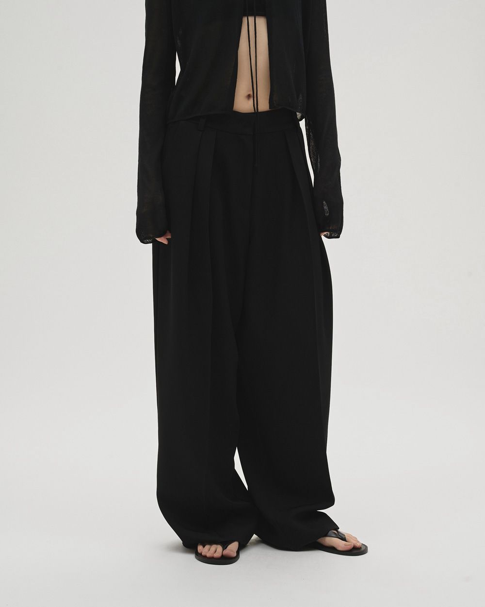 Tuck Wide Trousers Tuck Wide Trousers,タックワイドトラウザーズ,12610714,パンツ,ボトムス,トラウザーズ,ワイドパンツ,タックパンツ,todayful,トゥデイフル,lifes,吉田怜香,26ss