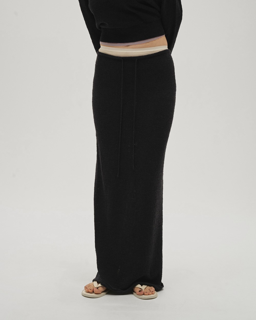 Miniboucle Knit Skirt Miniboucle Knit Skirt,ミニバックルニットスカート,12610806,スカート,ニットスカート,ロングスカート,ボトムス,ミニバックルスカート,todayful,トゥデイフル,lifes,吉田怜香,26ss