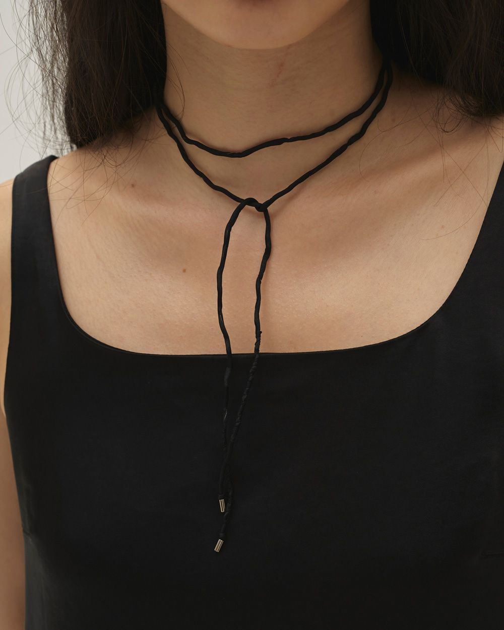 Silk Cord Choker Silk Cord Choker,シルクコードチョーカー,2610903,チョーカー,コードチョーカー,シルクチョーカー,アクセサリー,ネックレス,todayful,トゥデイフル,lifes,吉田怜香,26ss