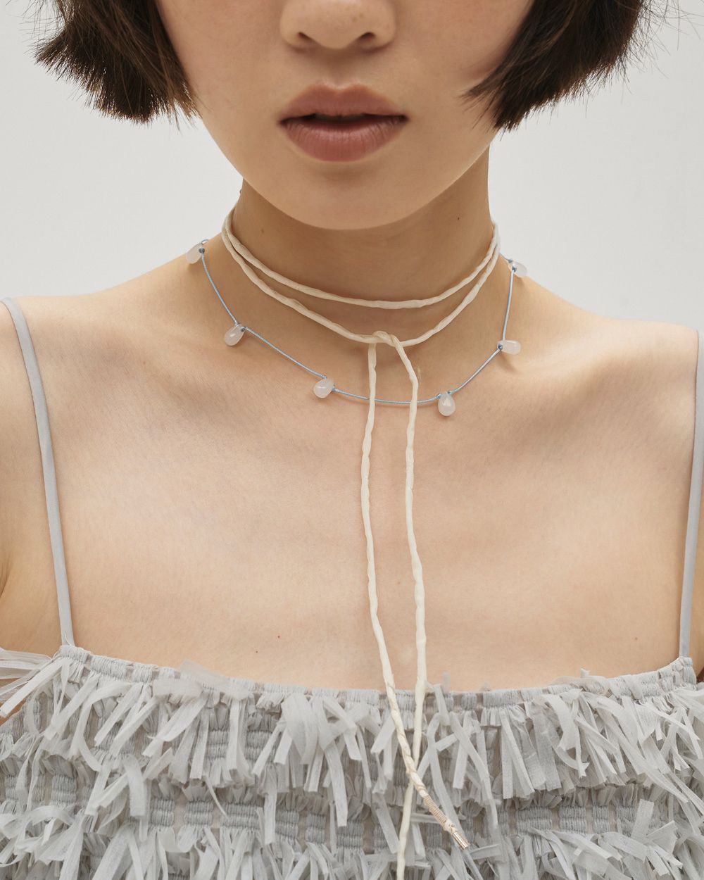 Silk Cord Choker Silk Cord Choker,シルクコードチョーカー,2610903,チョーカー,コードチョーカー,シルクチョーカー,アクセサリー,ネックレス,todayful,トゥデイフル,lifes,吉田怜香,26ss