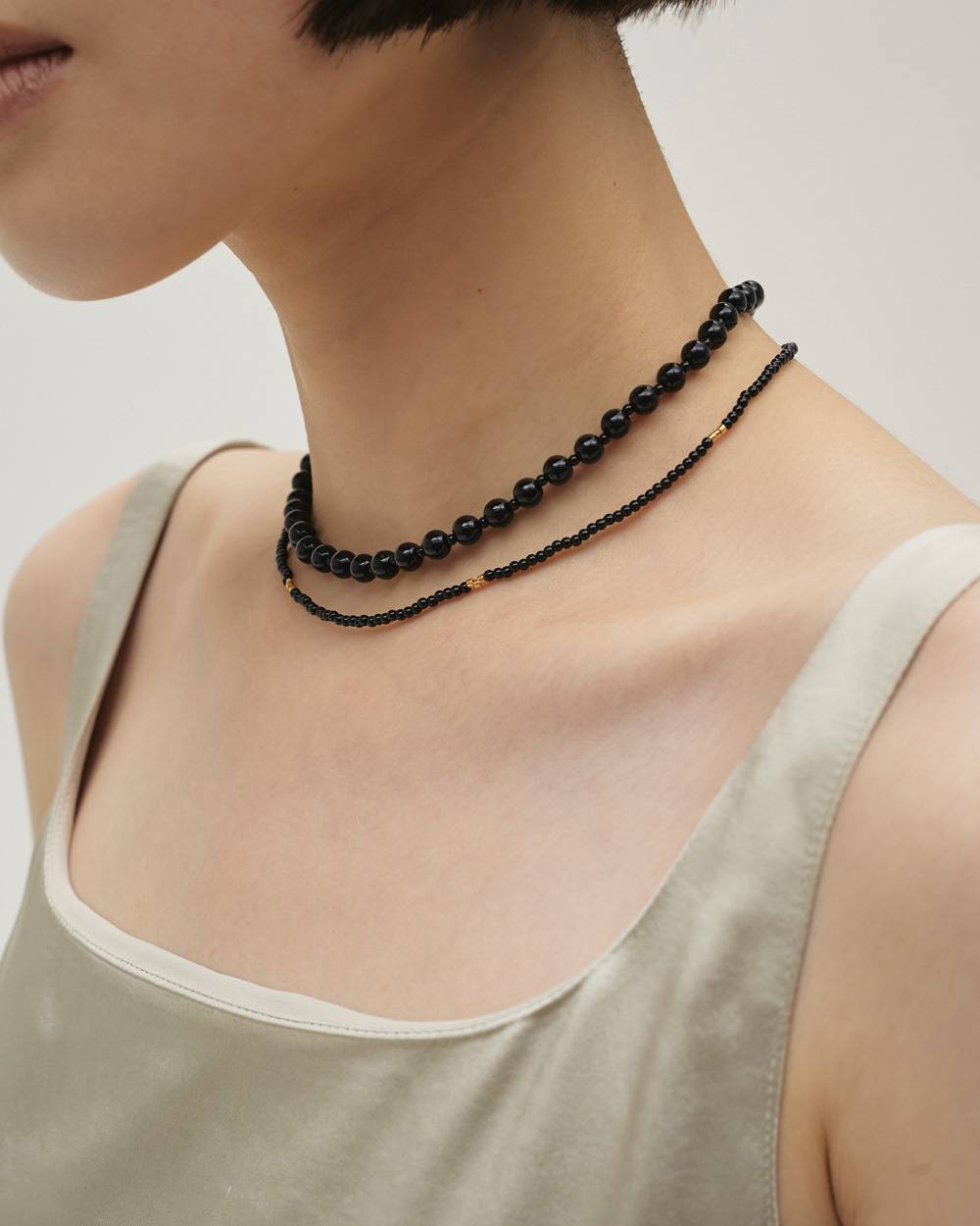 Thin Beads Choker Thin Beads Choker,スィンビーズチョーカー,12610904,チョーカー,アクセサリー,ビーズ,ネックレス,todayful,トゥデイフル,lifes,吉田怜香,26ss
