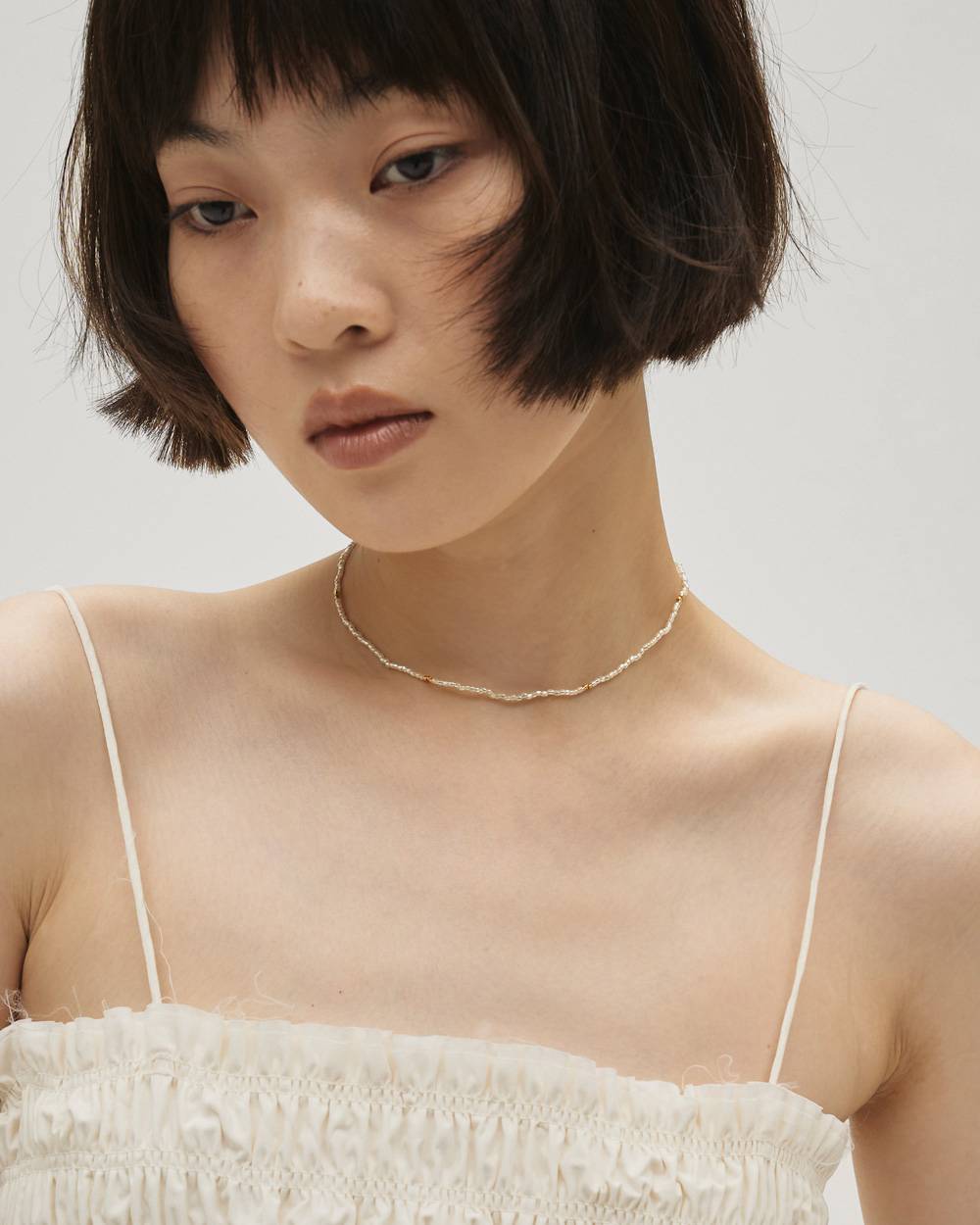 Thin Beads Choker Thin Beads Choker,スィンビーズチョーカー,12610904,チョーカー,アクセサリー,ビーズ,ネックレス,todayful,トゥデイフル,lifes,吉田怜香,26ss