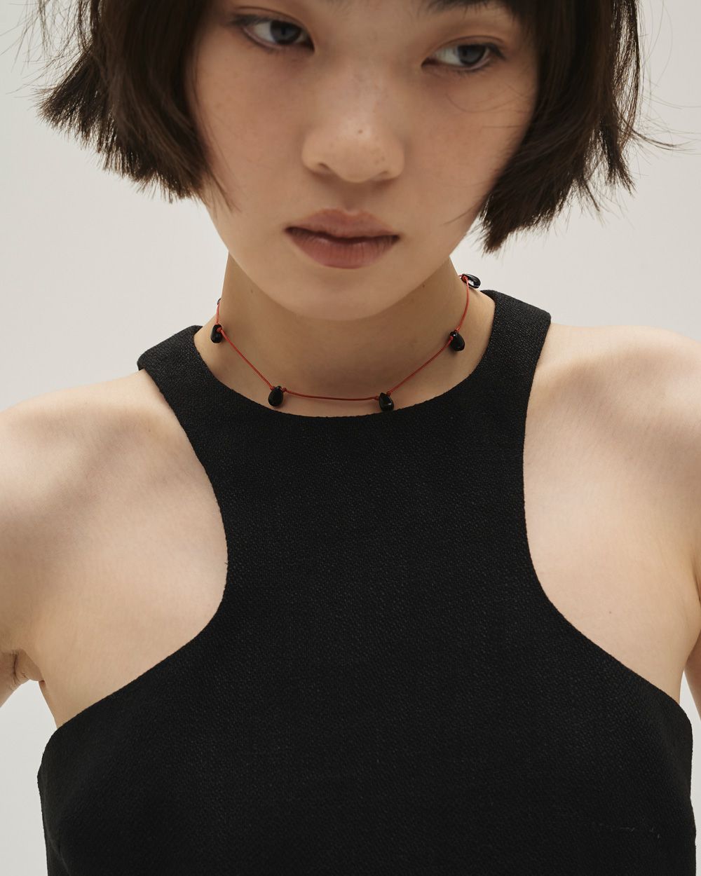 Glass Beads Choker Glass Beads Choker,グラスビーズチョーカー,12610905,ビーズチョーカ,チョーカー,アクセサリー,todayful,トゥデイフル,lifes,吉田怜香,26ss