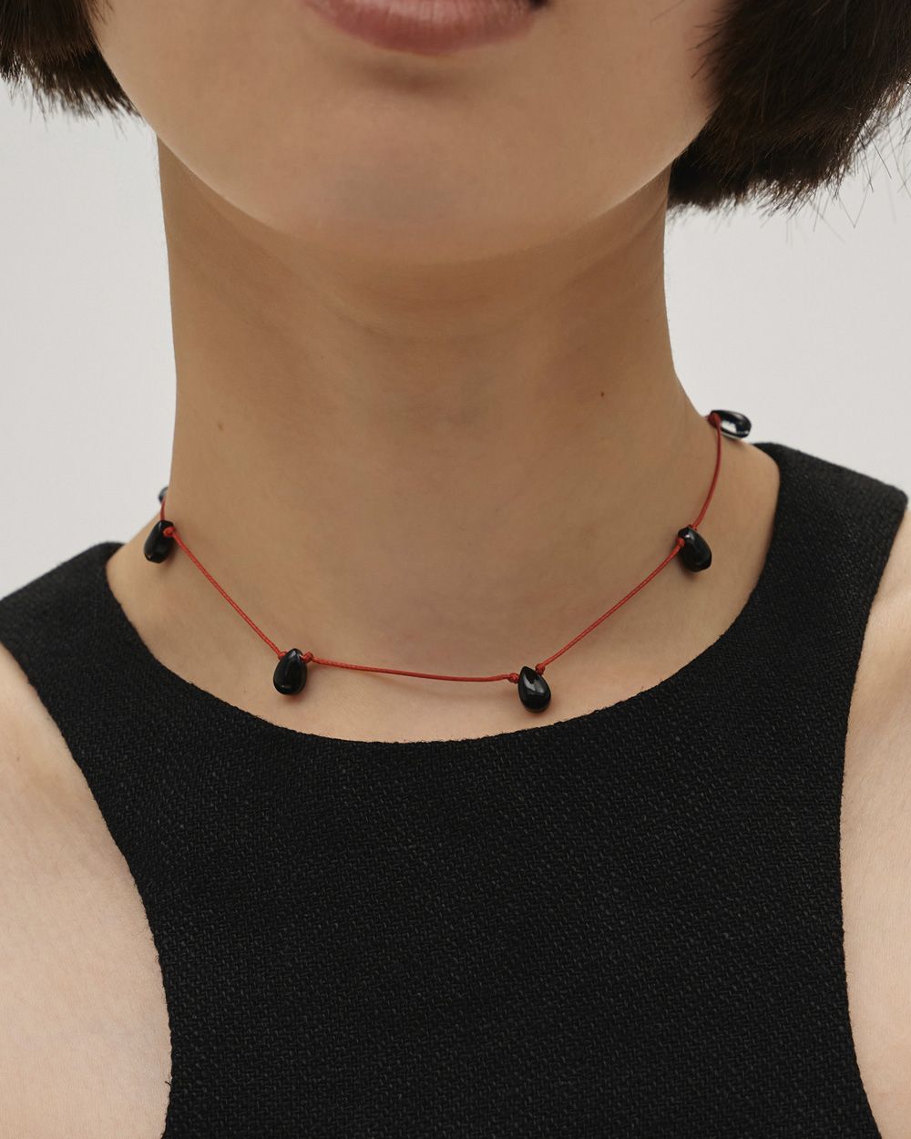 Glass Beads Choker Glass Beads Choker,グラスビーズチョーカー,12610905,ビーズチョーカ,チョーカー,アクセサリー,todayful,トゥデイフル,lifes,吉田怜香,26ss