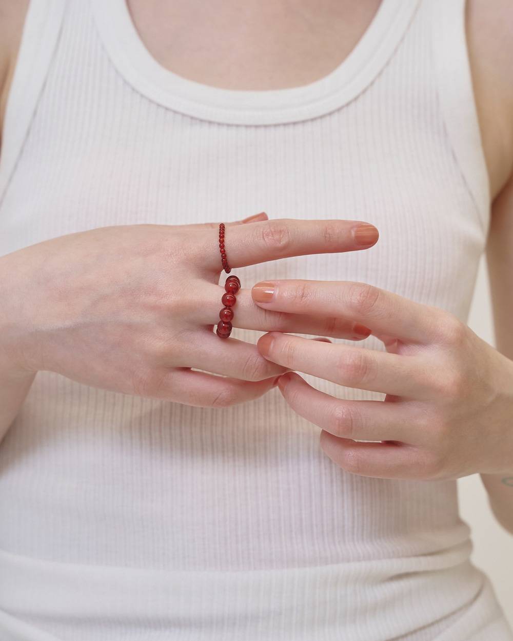 2set Orb Stone Ring 2set Orb Stone Ring,2セットオーブストーンリング,12610908,2セットリング,オーブストーンリング,ストーンリング,リング,指輪,アクセサリー,todayful,トゥデイフル,lifes,吉田怜香,26ss