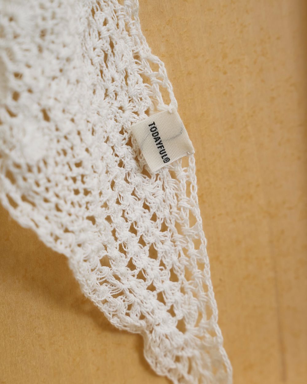 Crochet Lace Scarf Crochet Lace Scarf,クロシェットレーススカーフ,12611014,クロシェットスカーフ,レーススカーフ,スカーフ,アクセサリー,todayful,トゥデイフル,lifes,吉田怜香,26ss