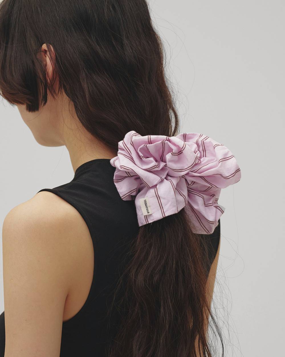 Stripe Chouchou Stripe Chouchou,ストライプシュシュ,12611016,シュシュ,ヘアアクセ,アクセサリー,ヘアゴム,todayful,トゥデイフル,lifes,吉田怜香,26ss