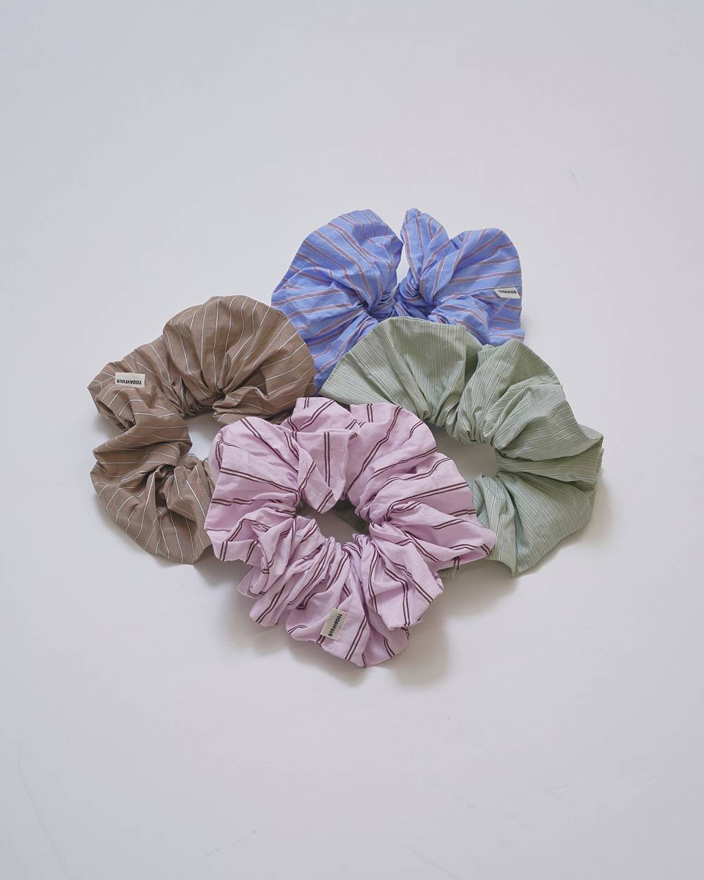 Stripe Chouchou Stripe Chouchou,ストライプシュシュ,12611016,シュシュ,ヘアアクセ,アクセサリー,ヘアゴム,todayful,トゥデイフル,lifes,吉田怜香,26ss