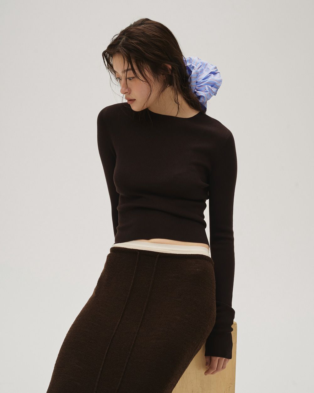 Stripe Chouchou Stripe Chouchou,ストライプシュシュ,12611016,シュシュ,ヘアアクセ,アクセサリー,ヘアゴム,todayful,トゥデイフル,lifes,吉田怜香,26ss