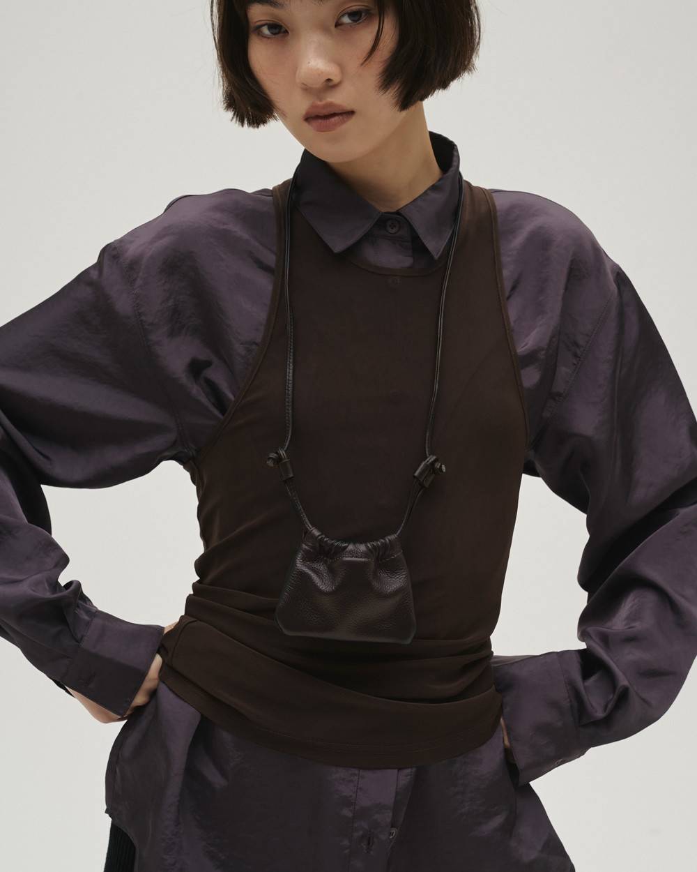 Leather Compact Purse Leather Compact Purse,レザーコンパクトパース,12611017,コンパクトパース,レザーパース,財布,レザー財布,ウォレット,ギフト,todayful,トゥデイフル,lifes,吉田怜香,26ss