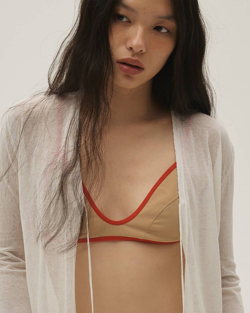 Piping Tulle Bratop Piping Tulle Bratop,パイピングチュールブラトップ,12611019,ブラ,ブラトップ,パイピングブラ,インナー,アンダーウェア,todayful,トゥデイフル,lifes,吉田怜香,26ss