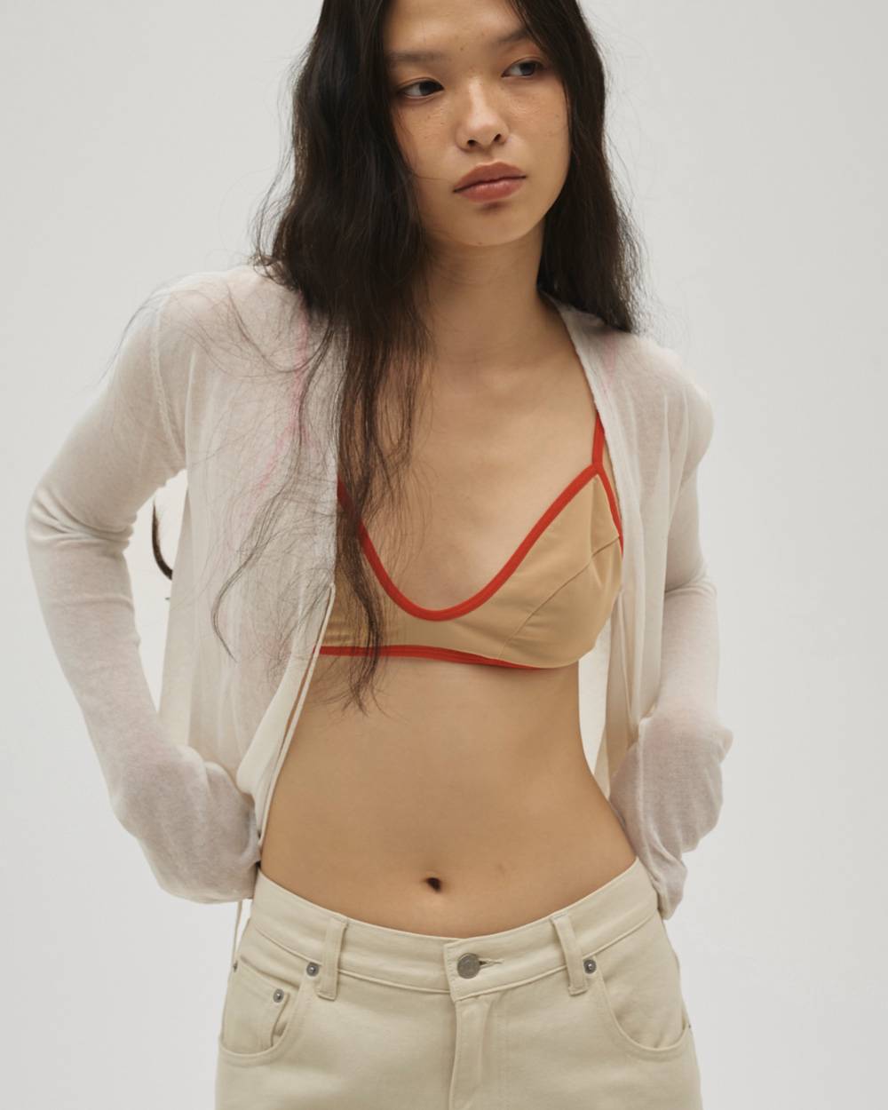 Piping Tulle Bratop Piping Tulle Bratop,パイピングチュールブラトップ,12611019,ブラ,ブラトップ,パイピングブラ,インナー,アンダーウェア,todayful,トゥデイフル,lifes,吉田怜香,26ss