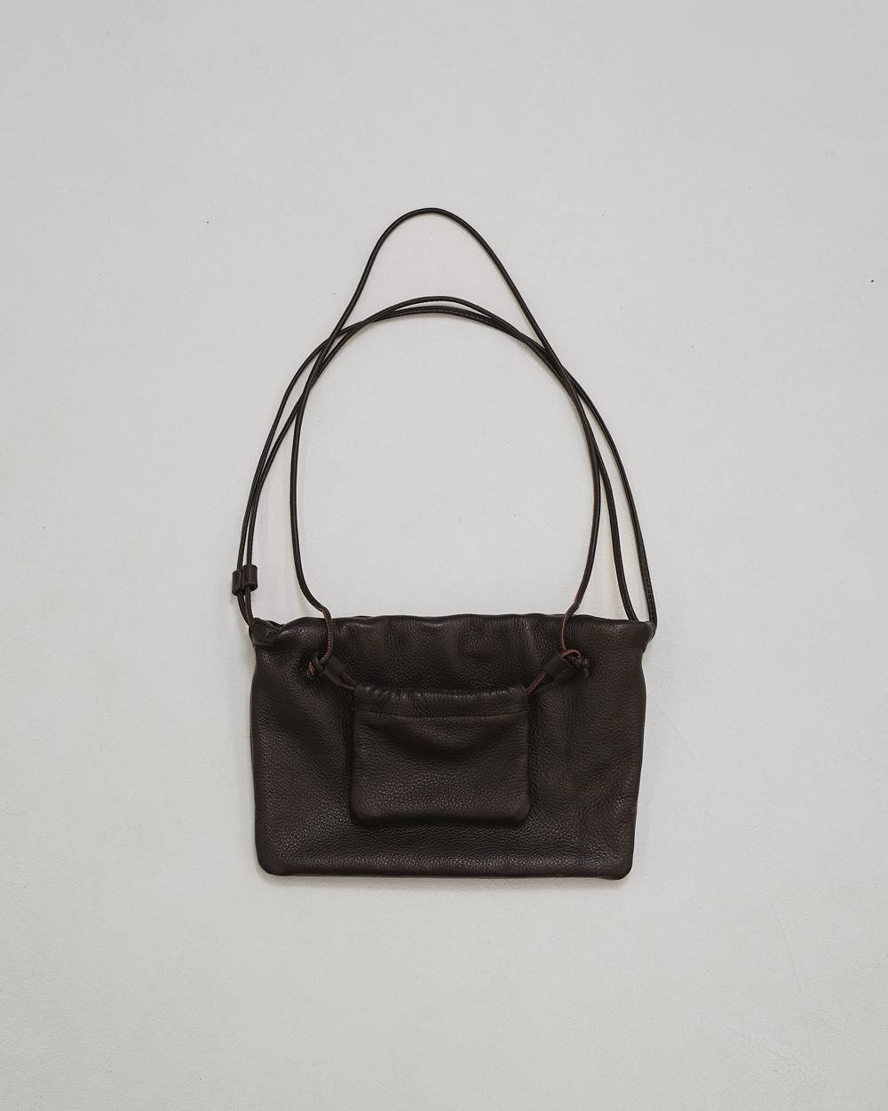 Drawstring Leather Bag Drawstring Leather Bag,ドローストリングレザーバッグ,12611020,ドローストリングバッグ,レザーバッグ,バッグ,鞄,todayful,トゥデイフル,lifes,吉田怜香,26ss