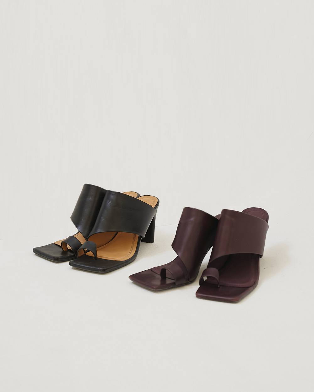 Square Leather Sandals Square Leather Sandals,スクエアレザーサンダル,12611021,レザー,サンダル,レザーサンダル,シューズ,靴,todayful,トゥデイフル,lifes,吉田怜香,26ss