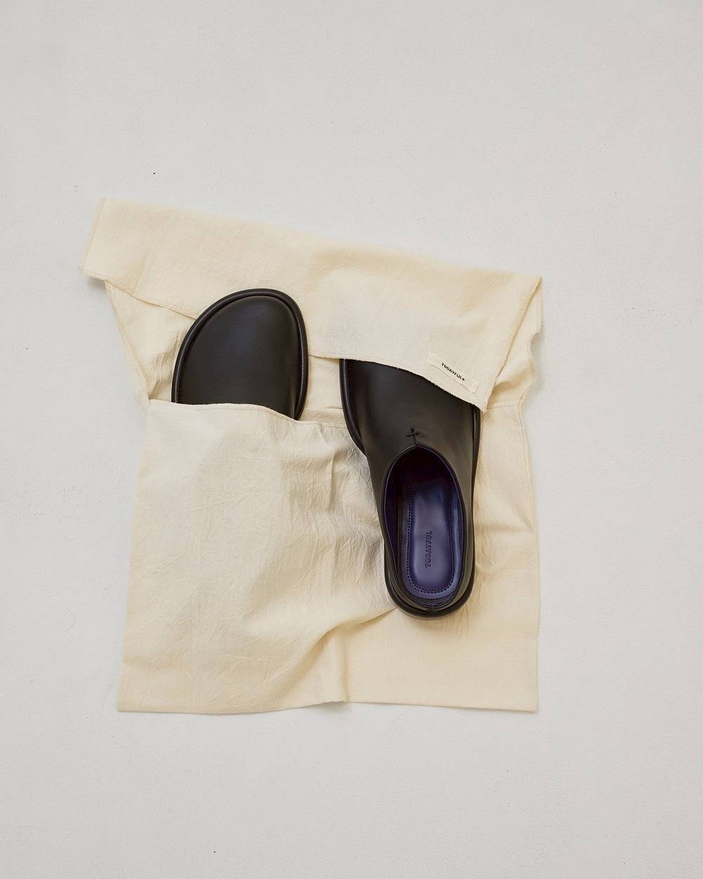 Slide Leather Shoes Slide Leather Shoes,スライドレザーショーズ,12611033,シューズ,レザーシューズ,サボ,靴,todayful,トゥデイフル,lifes,吉田怜香,26aw