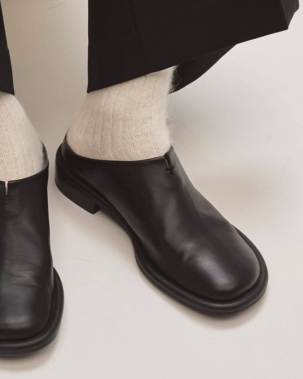 Slide Leather Shoes Slide Leather Shoes,スライドレザーショーズ,12611033,シューズ,レザーシューズ,サボ,靴,todayful,トゥデイフル,lifes,吉田怜香,26aw