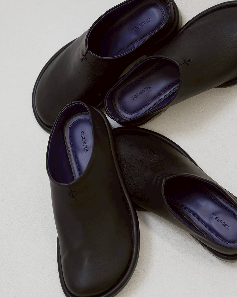 Slide Leather Shoes Slide Leather Shoes,スライドレザーショーズ,12611033,シューズ,レザーシューズ,サボ,靴,todayful,トゥデイフル,lifes,吉田怜香,26aw