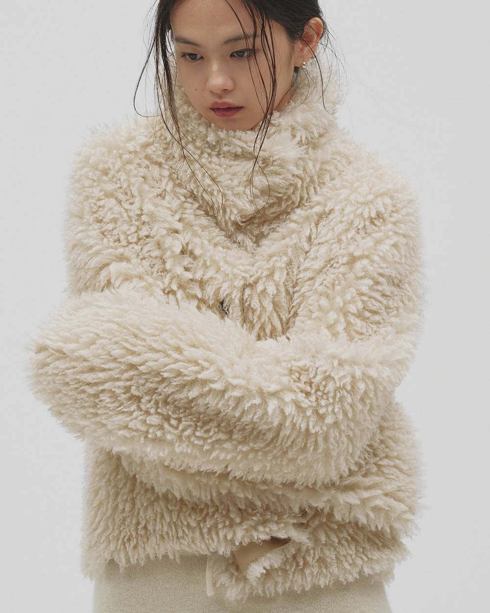 Fur Short Coat Fur Short Coat,ファーショートコート,12620006,ショートコート,ファージャケット,ファーコート,ジャケット,アウター,ショートコート,todayful,トゥデイフル,lifes,吉田怜香,26aw