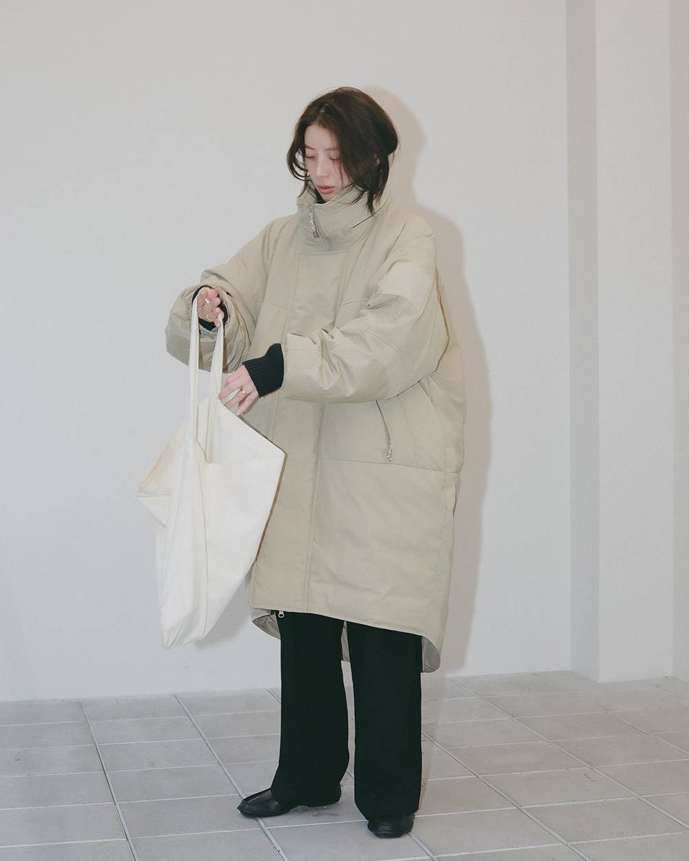 Monster Down Coat Monster Down Coat,モンスターダウンコート,12620007,モンスターダウン,ダウンコート,コート,アウター,todayful,トゥデイフル,lifes,吉田怜香,26aw