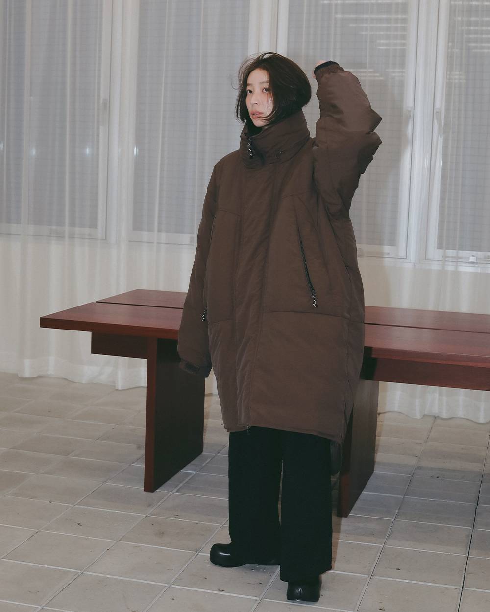 Monster Down Coat Monster Down Coat,モンスターダウンコート,12620007,モンスターダウン,ダウンコート,コート,アウター,todayful,トゥデイフル,lifes,吉田怜香,26aw