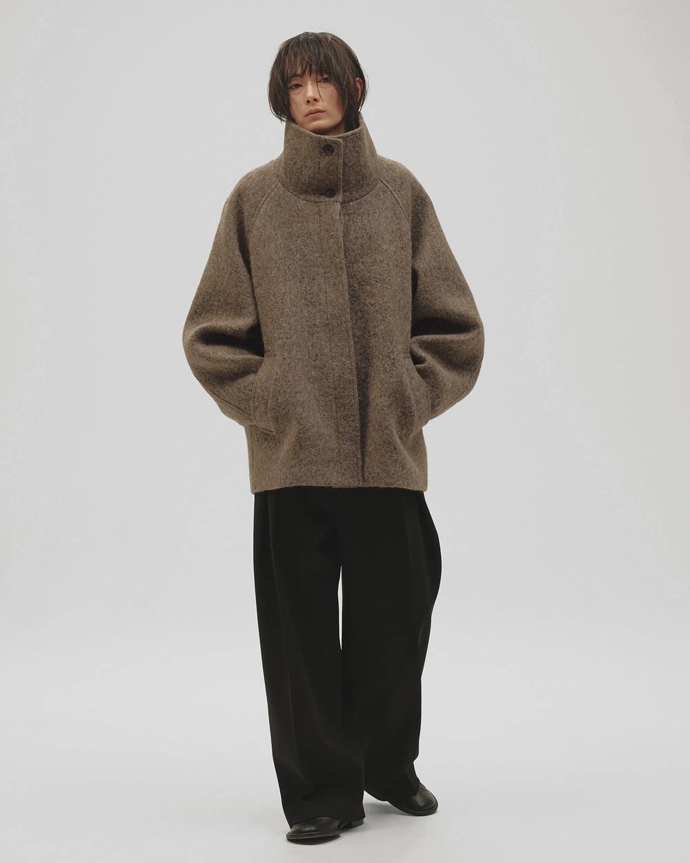 Standcollar Raglan Coat Standcollar Raglan Coat,スタンダードラグランコート,12620011,ラグランコート,スタンドカラー,コート,アウター,トップス,todayful,トゥデイフル,lifes,吉田怜香,26aw