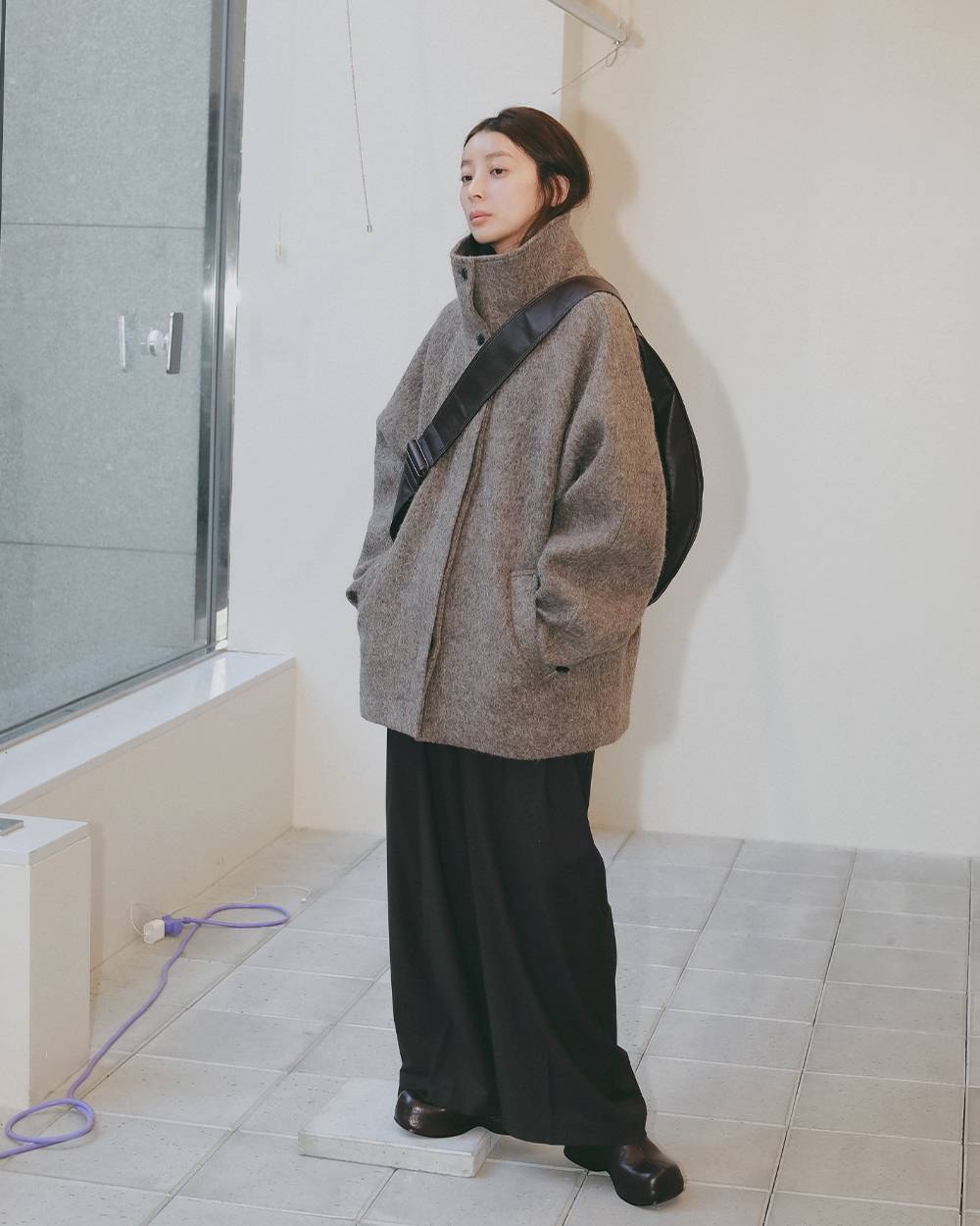 Standcollar Raglan Coat Standcollar Raglan Coat,スタンダードラグランコート,12620011,ラグランコート,スタンドカラー,コート,アウター,トップス,todayful,トゥデイフル,lifes,吉田怜香,26aw