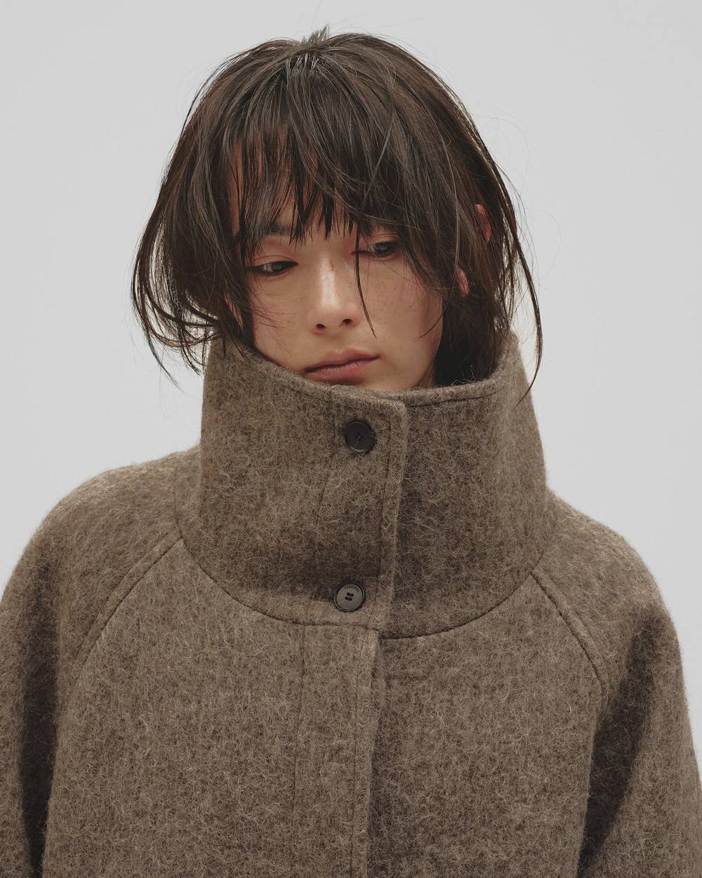 Standcollar Raglan Coat Standcollar Raglan Coat,スタンダードラグランコート,12620011,ラグランコート,スタンドカラー,コート,アウター,トップス,todayful,トゥデイフル,lifes,吉田怜香,26aw
