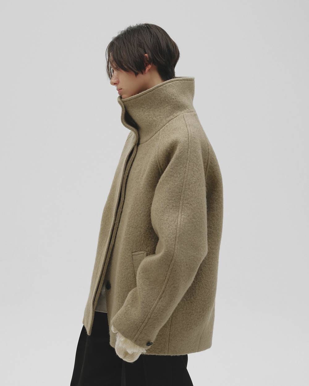 Standcollar Raglan Coat Standcollar Raglan Coat,スタンダードラグランコート,12620011,ラグランコート,スタンドカラー,コート,アウター,トップス,todayful,トゥデイフル,lifes,吉田怜香,26aw